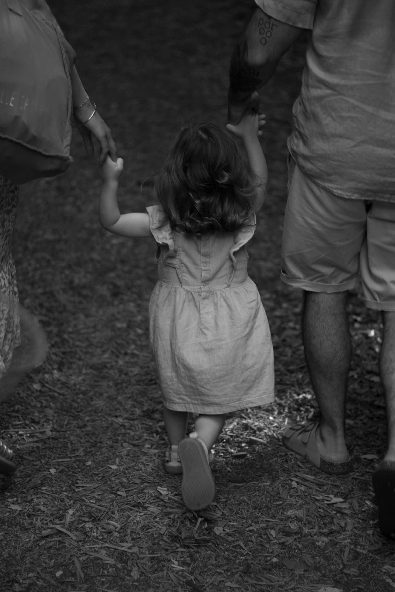 Famille en extérieur